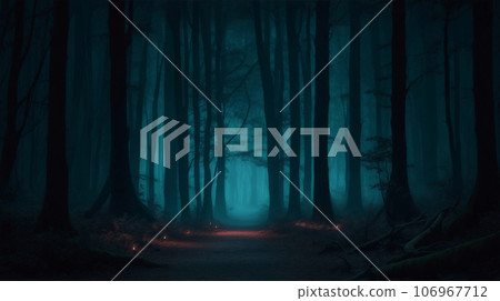 Spooky Night Forest for Halloween Projects Spooky Night Forest for Halloween Projects 106967712