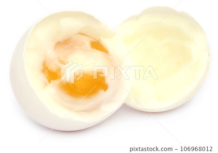 Broken boiled egg Broken boiled egg 106968012