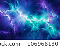 Abstract background featuring an array of electric currents and lighting bolts 106968130