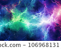 Abstract background featuring an array of electric currents and lighting bolts 106968131