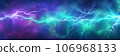 Abstract background featuring an array of electric currents and lighting bolts 106968133