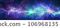 Abstract background featuring an array of electric currents and lighting bolts 106968135