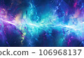 Abstract background featuring an array of electric currents and lighting bolts 106968137