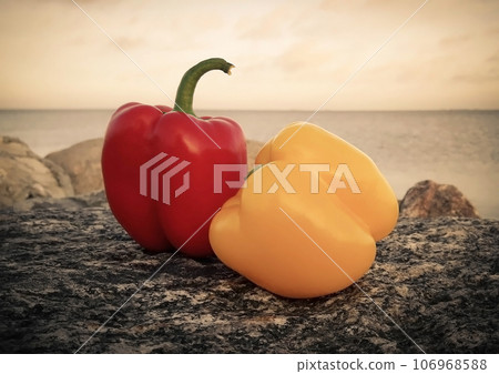 Two capsicums 106968588