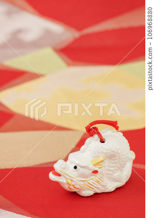 龍年新年素材 白龍雕像 日式圖案袋 龍年新年素材 白龍雕像 日式圖案袋 106968880