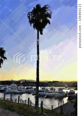 Yacht Harbor at dusk Yacht Harbor at dusk 106969115