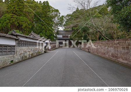 宮崎飫肥城大手門風景 宮崎飫肥城大手門風景 106970026