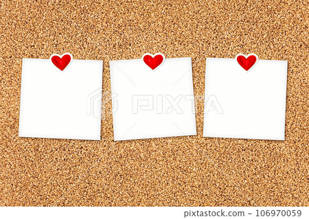 Cork board and memo paper AI generated image Cork board and memo paper AI generated image 106970059
