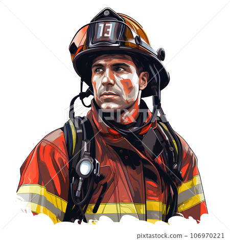 emergency, cartoon, fire, illustration, fireman, firefighter, rescue, safety, hose, helmet, profession, fighter, job, professional, uniform, man, water, hero, occupation, service, equipment, danger emergency, cartoon, fire, illustration, fireman, firefighter, rescue, safety, hose, helmet, profession, fighter, job, professional, uniform, man, water, hero, occupation, service, equipment, danger 106970221