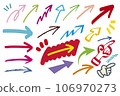 Handwritten arrows 106970273