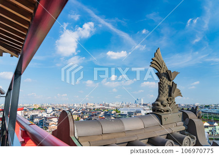 從天守閣眺望清須城（愛知縣清須市） 106970775