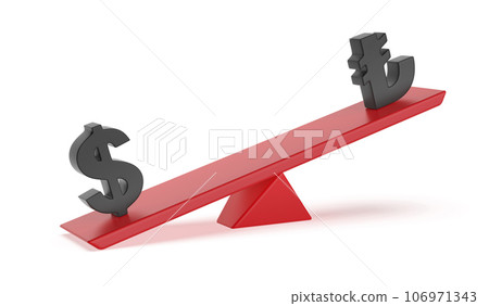 US dollar versus Turkish lira on seesaw 106971343