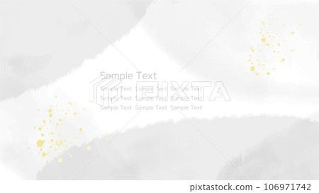 水彩紋理背景素材灰色橫向16:9 106971742