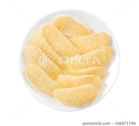 Pomelo mid-autumn festival white background go back pomelo isolated clipping path 切り抜き 106971746