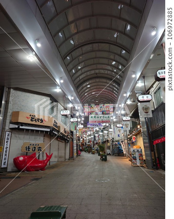 Atami Heiwa Dori shopping street at night Atami Heiwa Dori shopping street at night 106972885
