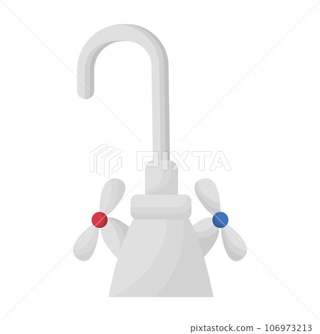 Water tap. vector illustration on a white background 106973213