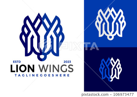 Letter A Lion Wing Logo design vector symbol icon illustration Letter A Lion Wing Logo design vector symbol icon illustration 106973477