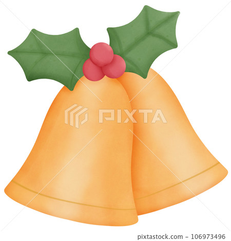 Watercolor Christmas decoration items 106973496