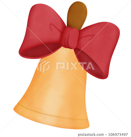 Watercolor Christmas decoration items 106973497