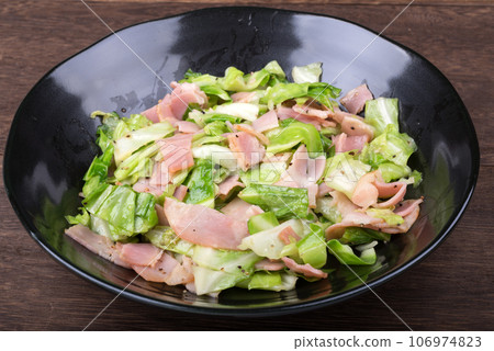 炒火腿白菜特寫 106974823