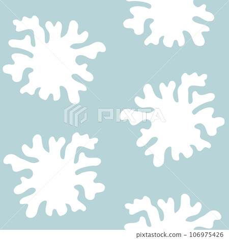 Vector seamless pattern of hand drawn coral 106975426