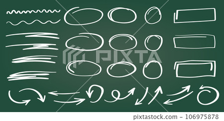 Arrow circles and abstract doodle icon in hand drawn style. Number vector illustration on isolated background. Letters, arrows sign business concept. Arrow circles and abstract doodle icon in hand drawn style. Number vector illustration on isolated background. Letters, arrows sign business concept. 106975878