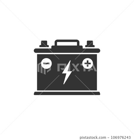 Alkaline battery set icon in flat style. Diffrent size accumulator vector illustration on isolated background. Accumulator recharge sign business concept. Alkaline battery set icon in flat style. Diffrent size accumulator vector illustration on isolated background. Accumulator recharge sign business concept. 106976243