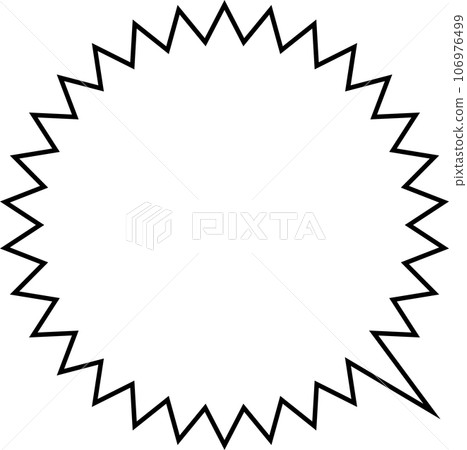 炸彈風格講話泡泡 106976499