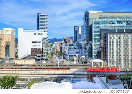 Scenery in front of Toyota City, Toyota City Station 106977107