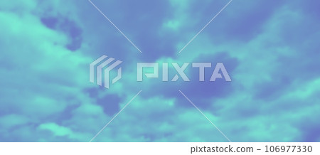 Vivid Colored Aesthetic Sky Background. Realistic Vector Clouds Vivid Colored Aesthetic Sky Background. Realistic Vector Clouds 106977330