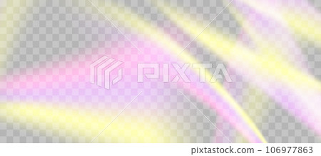 Light effect with lines, transparent background, overlay. Vector illustration of abstract blurred gradient background 106977863