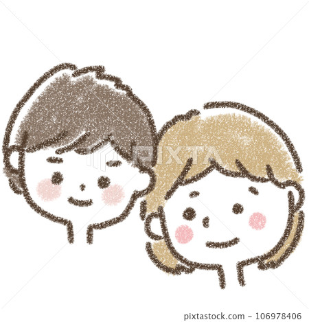 人女孩手繪插畫 人女孩手繪插畫 106978406