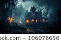 Castle of horrors for the traditional Halloween party 106978656