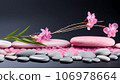 Pink stone background for breast cancer day concept 106978664