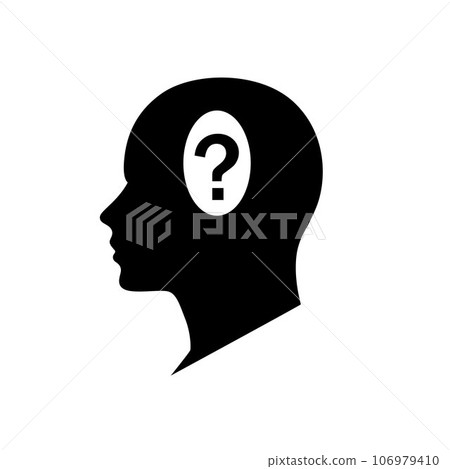 Man with question mark 106979410