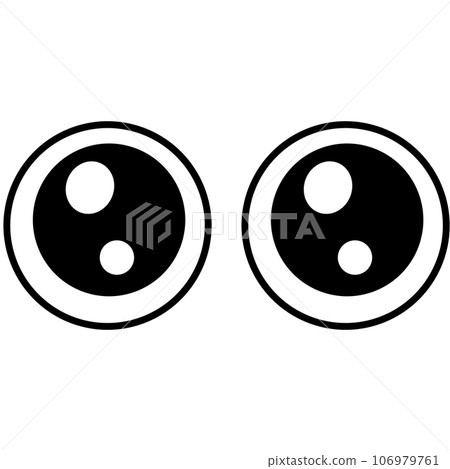 Cute kawaii eye in love wow emotion groovy retro y2k Cute kawaii eye in love wow emotion groovy retro y2k 106979761