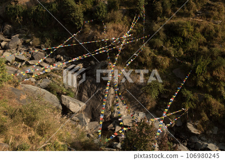 Mountain view from Mcleodganj, Himachal Pradesh, India. 106980245