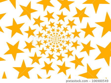 Background material of stars spreading radially. A star when you hit your head. 106980549