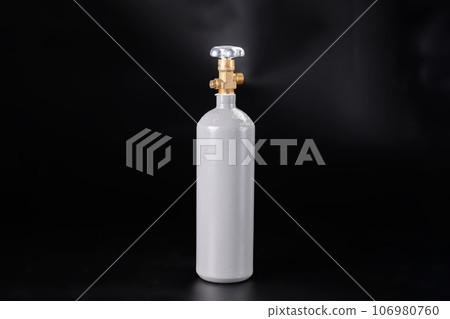 A CO2 tank for an aquarium with plants. 106980760