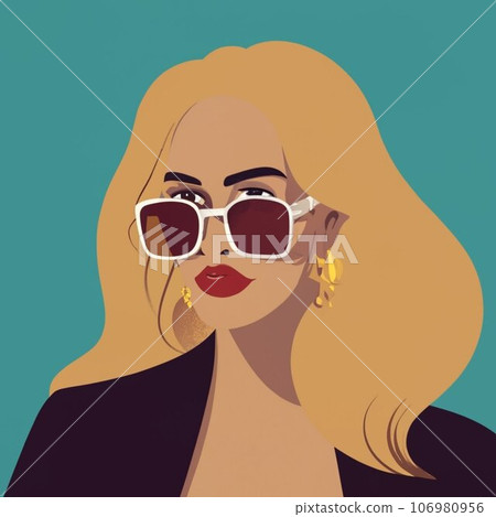 Girl illustration design Girl illustration design 106980956