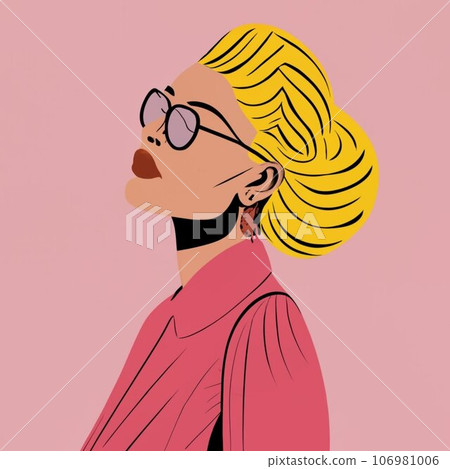 Girl illustration design  106981006