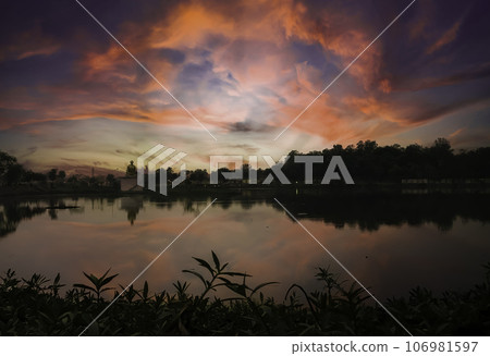 Pink sunset by Jheel Pink sunset by Jheel 106981597
