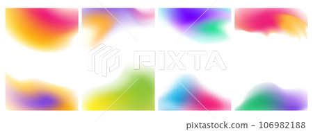 Set of vector gradient abstract background. Set of vector gradient abstract background. 106982188