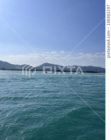 Nice view and boats in the ocean. Thailand Nice view and boats in the ocean. Thailand 106982297
