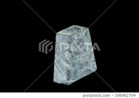 macro stone Serpentinite mineral on black background 106982704