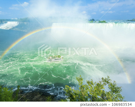 Niagara Falls with a rainbow / Niagara Falls 106983534