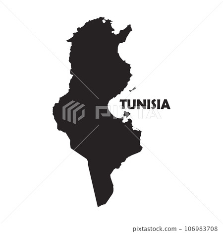 Tunisia map icon Tunisia map icon 106983708