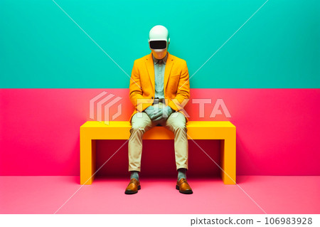 Heavy Lazy Anthropomorphic Bright Colors Trendy, Generative AI Heavy Lazy Anthropomorphic Bright Colors Trendy, Generative AI 106983928