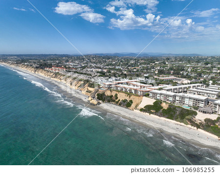 Aerial view of Del Mar Shores in San Diego, CA Aerial view of Del Mar Shores in San Diego, CA 106985255