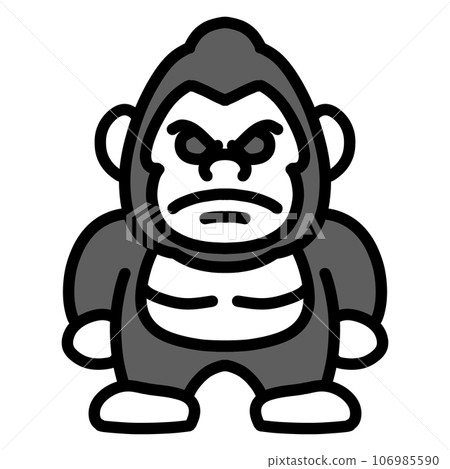 Gorilla illustration Gorilla illustration 106985590